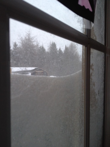 too much snow! Charlo, New Brunswick Canada
