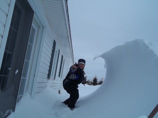 Snow surfing at home ! 