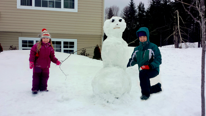Last Snowman of the Year 