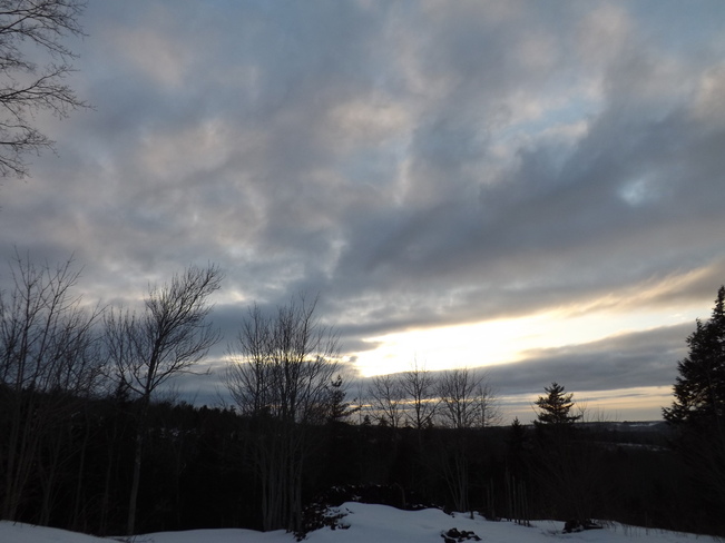 evening sky New Minas, Nova Scotia Canada