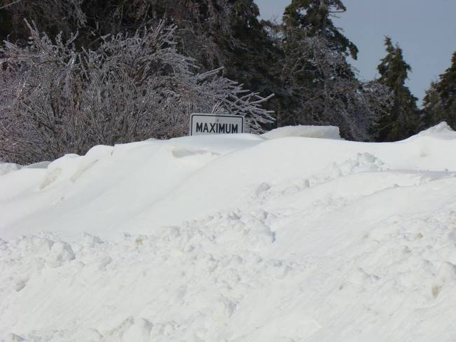 Alberton has reached its snow limit! Alberton, Prince Edward Island Canada