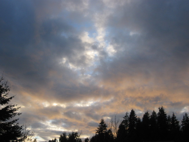 sky opening Surrey, British Columbia Canada