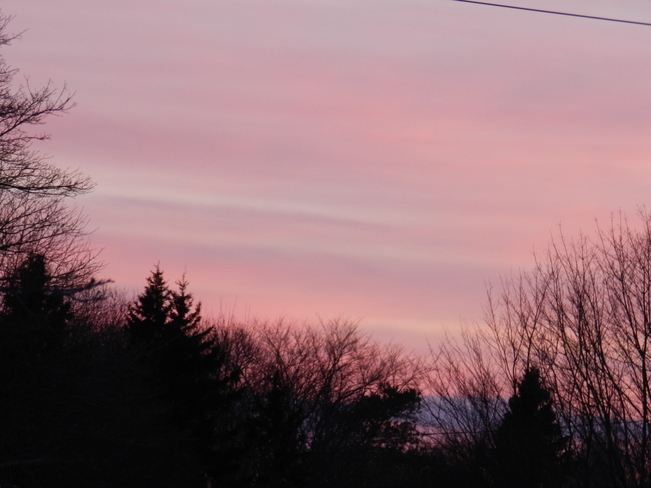 Gorgeous Pink Sky Charlottetown, Prince Edward Island Canada