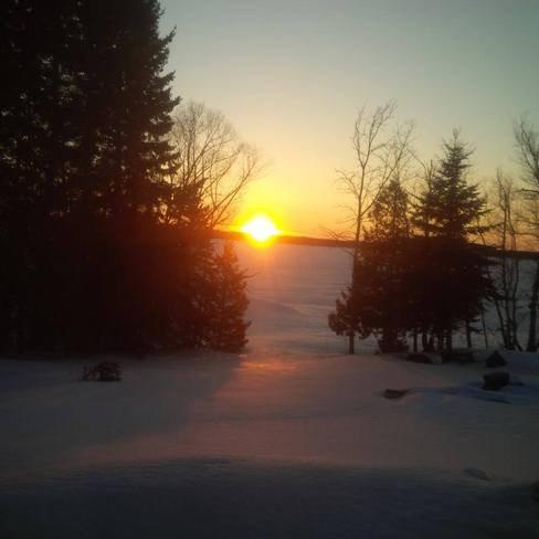 Beautiful Spring Sunset Longlac, Ontario Canada