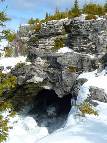 The Grotto at Cyprus Lake Tobermory, Ontario Canada