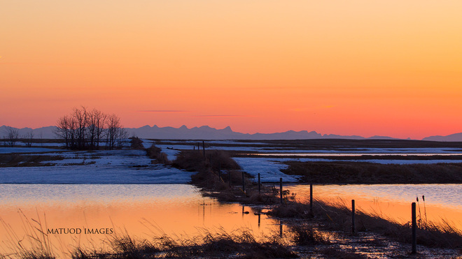 Sundown Cheadle, Alberta Canada