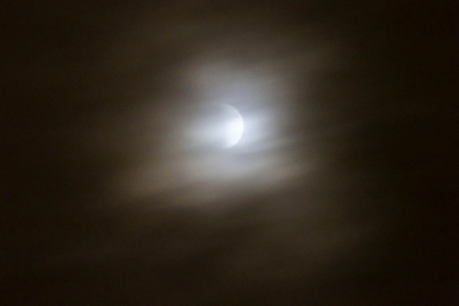 Lunar Eclipse - first half Calgary, Alberta Canada