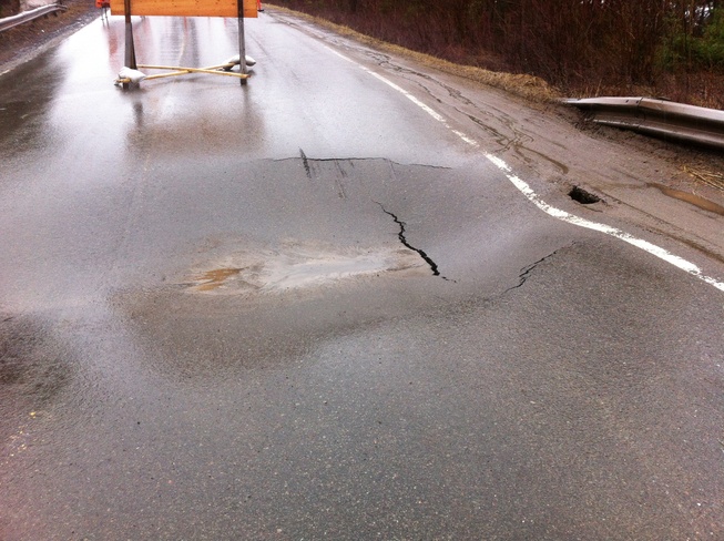 Washed Out Road Coverdale, New Brunswick Canada