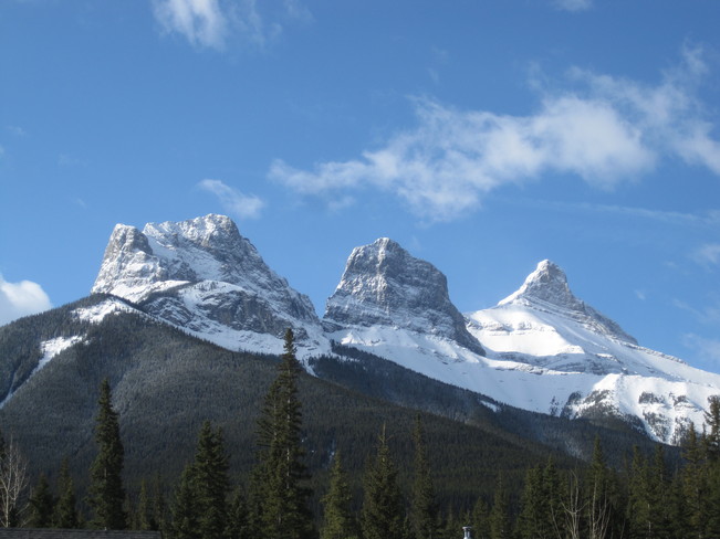 Three Sisters Peaks Canmore, Alberta Canada