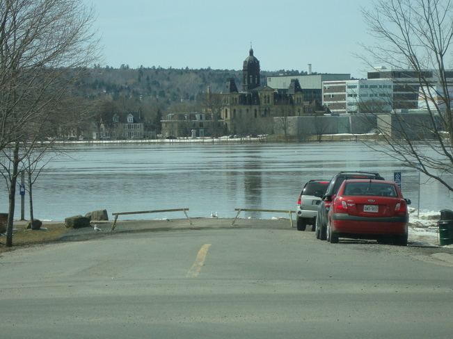 River Getting Higher Richibucto Road, New Brunswick Canada