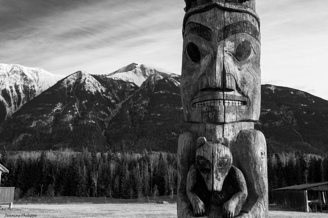 Kitwanga, BC ~ Totem Pole Terrace, British Columbia Canada