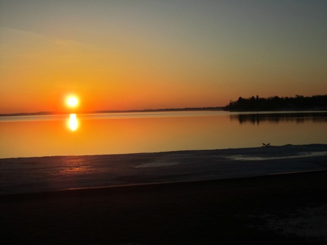 sunrise again Fort Frances, Ontario Canada