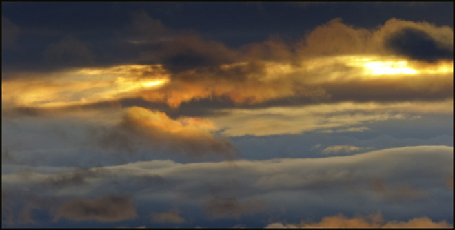 Clouds move in at sunset, Elliot Lake. Elliot Lake, Ontario Canada