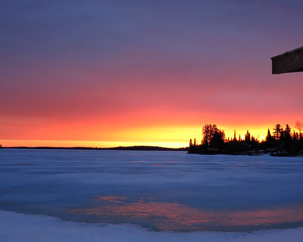Eva Lake Sunrise Atikokan, Ontario Canada
