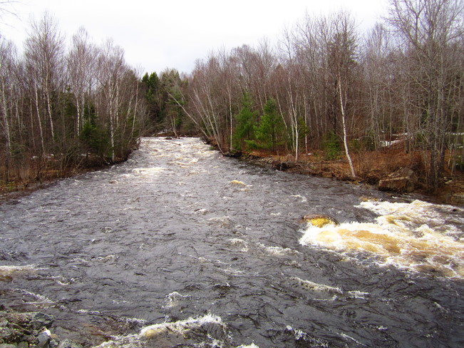 fast moving water Temperance Vale, New Brunswick Canada