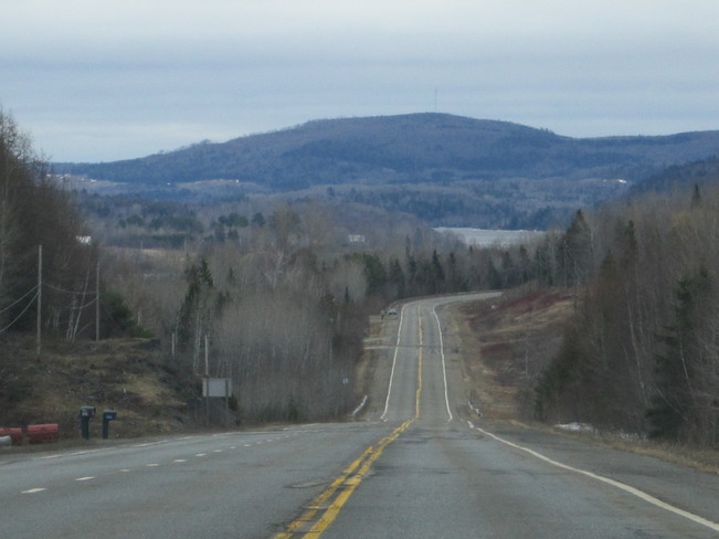 open highway Temperance Vale, New Brunswick Canada