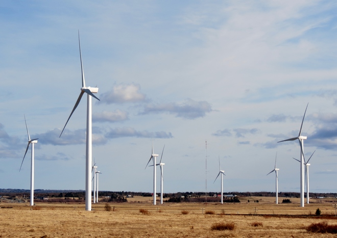 Wind Turbines Sackville, New Brunswick Canada