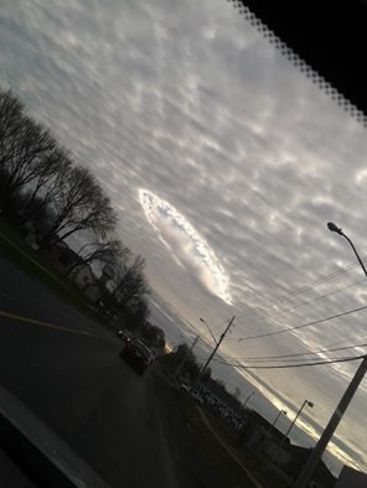 Cloud invasion Cornwall, Ontario Canada