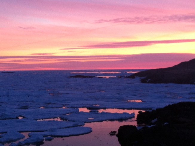 sunset Fogo, Newfoundland and Labrador Canada