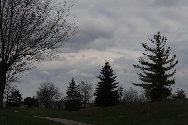 cloudy day Scarborough, Ontario Canada
