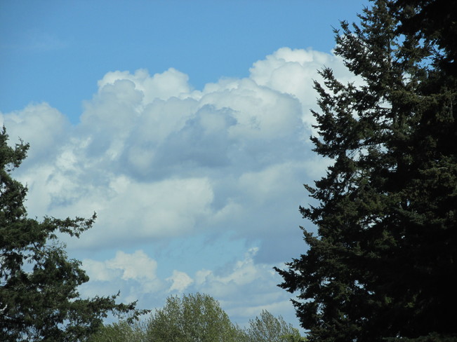 dreamy clouds Surrey, British Columbia Canada