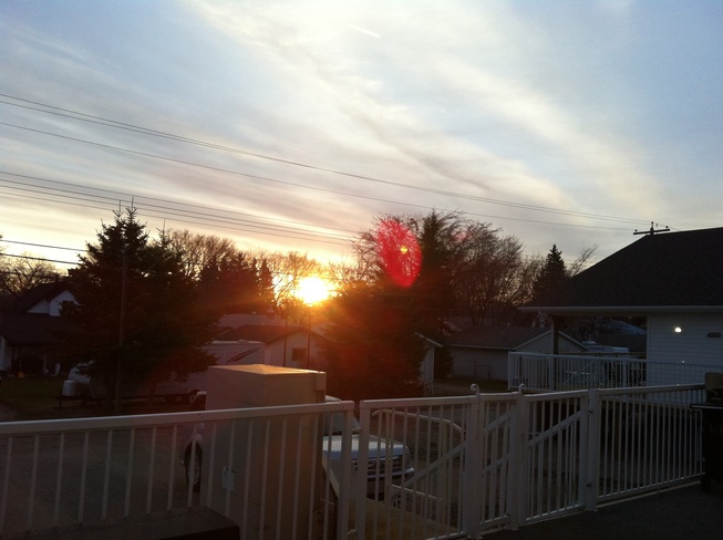 morning sunshine Wainwright, Alberta Canada