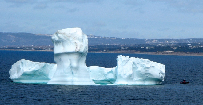 Iceberg in the bay Conception Bay South, Newfoundland and Labrador Canada