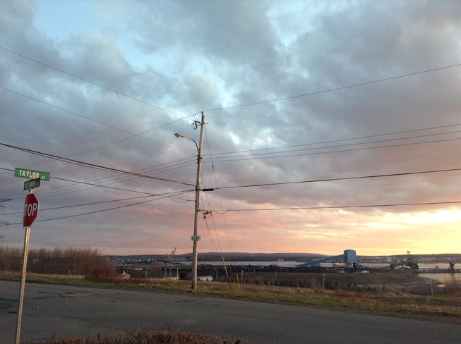 Clouds during Sunny Evening Sydney, Nova Scotia Canada