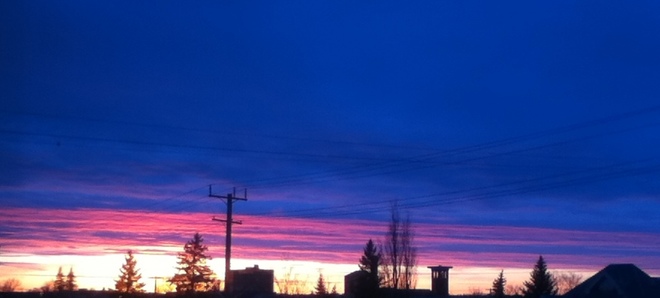 Is that a Sunset! Brandon, Manitoba Canada