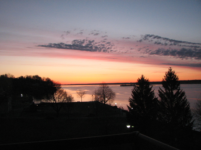 Sunrise this morning Brockville, Ontario Canada