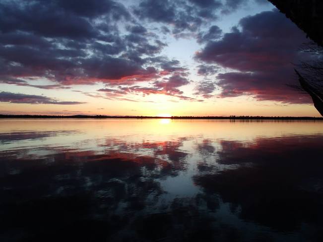 Sunset at Harvey Lake Fredericton, New Brunswick Canada