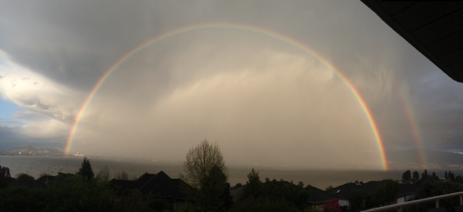 Rainbow Storm Kelowna, British Columbia Canada