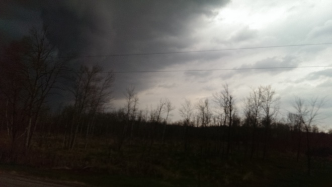 Tornado or Funnel Cloud Belwood, Ontario Canada