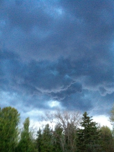 storm rolling in Kirby, Ontario Canada
