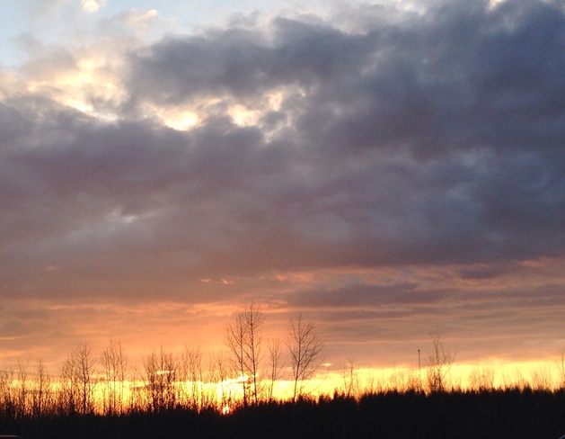 sunset Cold Lake, Alberta Canada