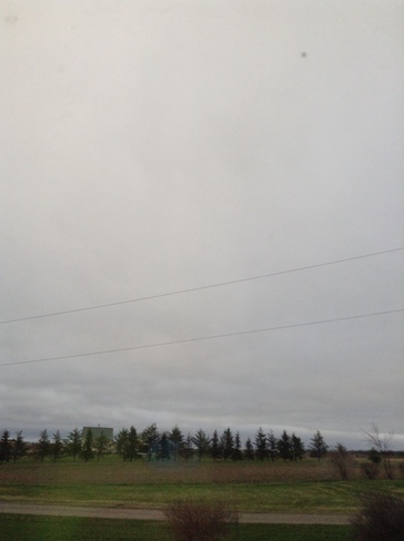 sky's gray Hearst, Ontario Canada