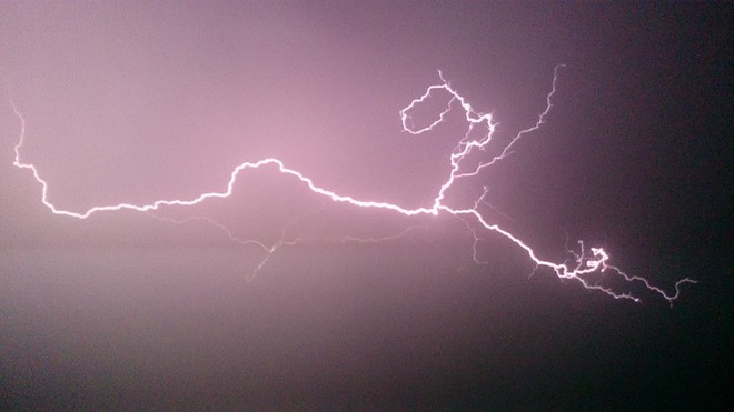thunderstorm Naicam, SK