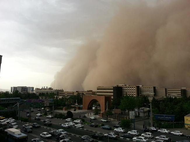 Tehran, Iran, Engulfed By Massive Dust Storm; At Least Four Deaths Reported Tehran, Iran