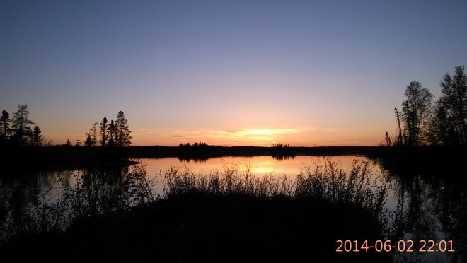 Sunset at Bowden Lake 62 Tait Road, Division No. 22, Unorganized, MB, Canada