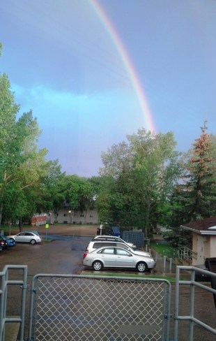 Rainbow!!! Sherwood Park, Alberta
