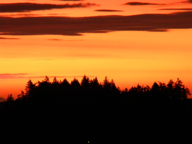 Sunrise over Mt. Baker Victoria, BC
