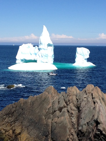 iceberg castle Bonavista, Newfoundland and Labrador Canada