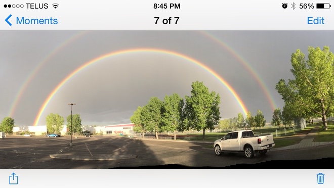 Double Rainbow Okotoks, Alberta Canada