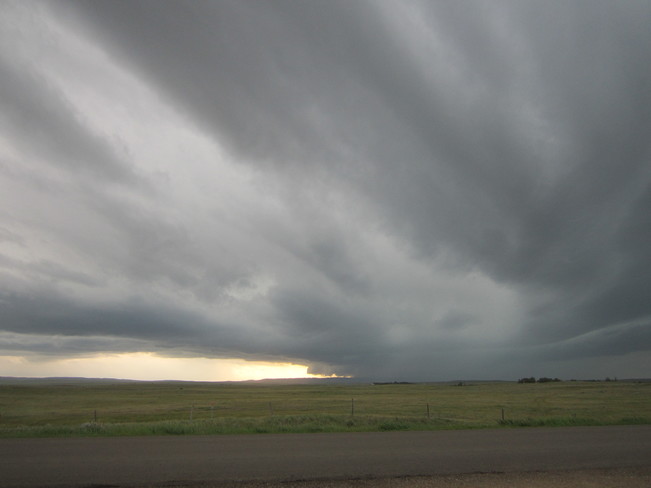 thunderstorm over the hills Maple Creek, Saskatchewan