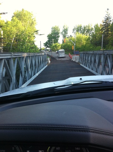 Temp. bridge Coverdale, New Brunswick Canada