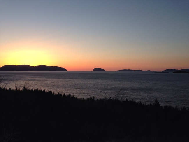 sun set Benoit's Cove, Newfoundland and Labrador Canada