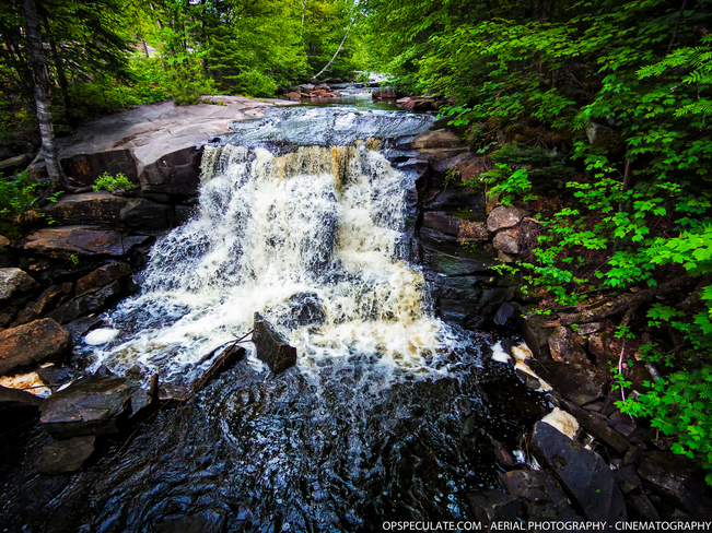 Hwy 518 - One of the Magnetawan River feeds and falls just outside of the park Kearney, ON