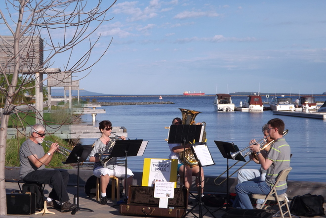 music at the pier Thunder Bay, ON