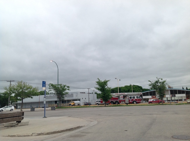 FIRE truck at CO-OP Winnipeg, MB
