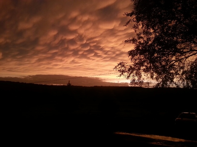 More Pics of Sunset after Storm Foxboro, Belleville, ON